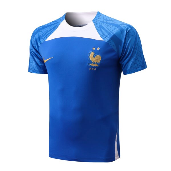 Trikot Entrenamien Frankreich 2022-2023 Blau